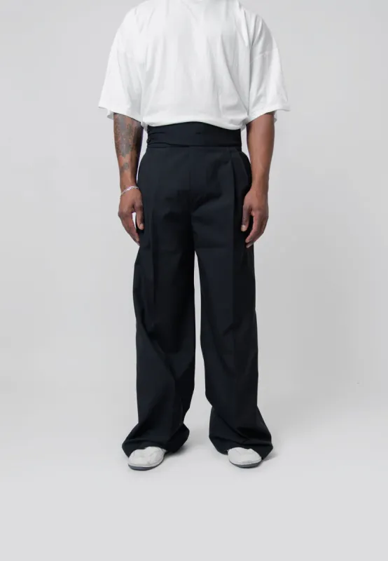 High Waist Trouser Black sold by Nomad