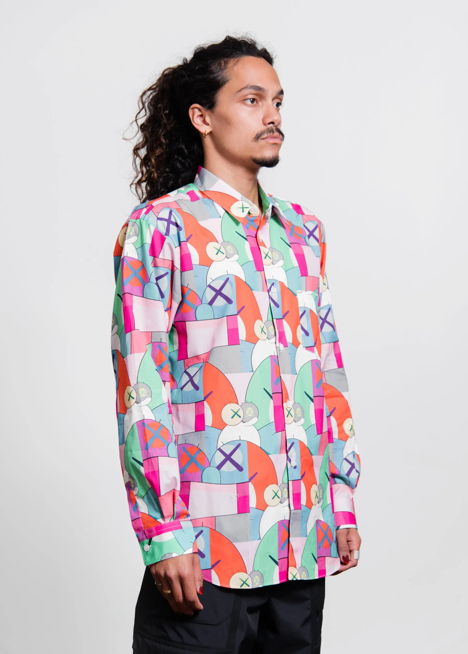 Kaws Eyes Allover Print Shirt Multicolour B019 sold by Nomad product image thumbnail 3