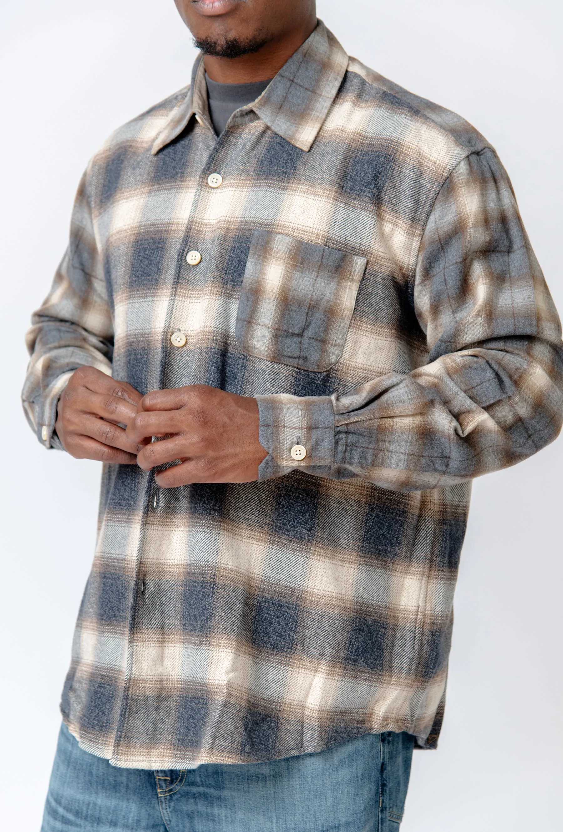 Above Shirt Doyle Check Lagger Flannel M4242AD | Parallel