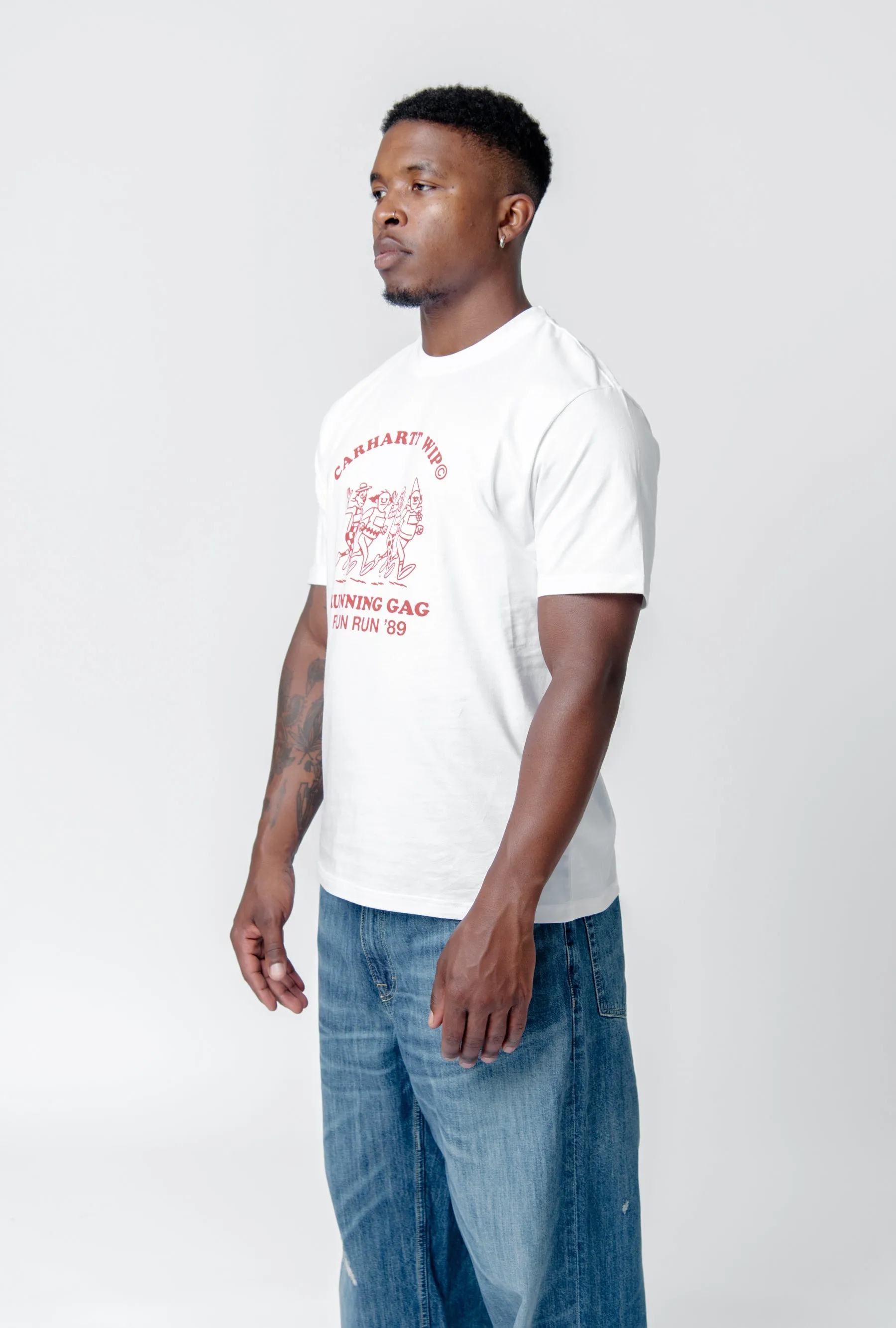 S/S Fun Run T-Shirt White/Red I033986 sold by Nomad product image thumbnail 4