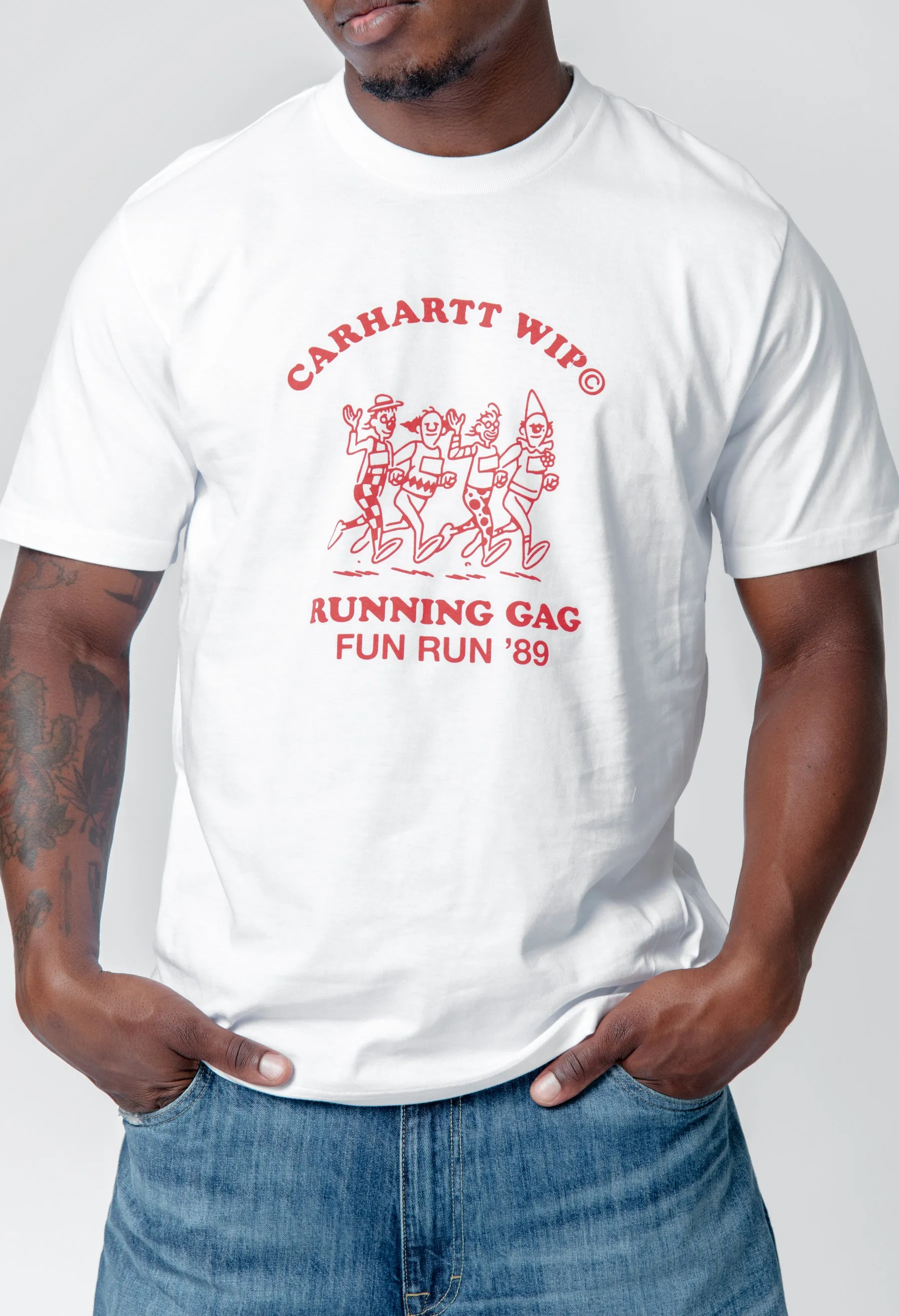 S/S Fun Run T-Shirt White/Red I033986 sold by Nomad product image thumbnail 2