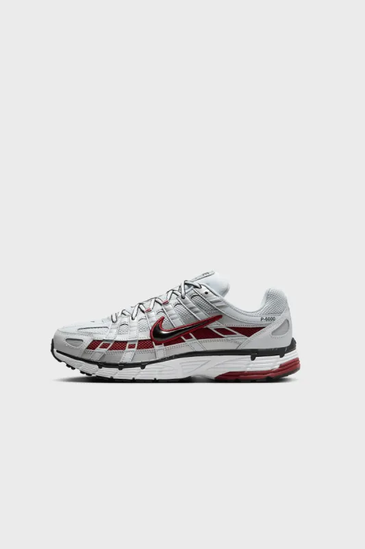 Nike P-6000 Pure Platinum/Dark Team Red CD6404-020 sold by Nomad