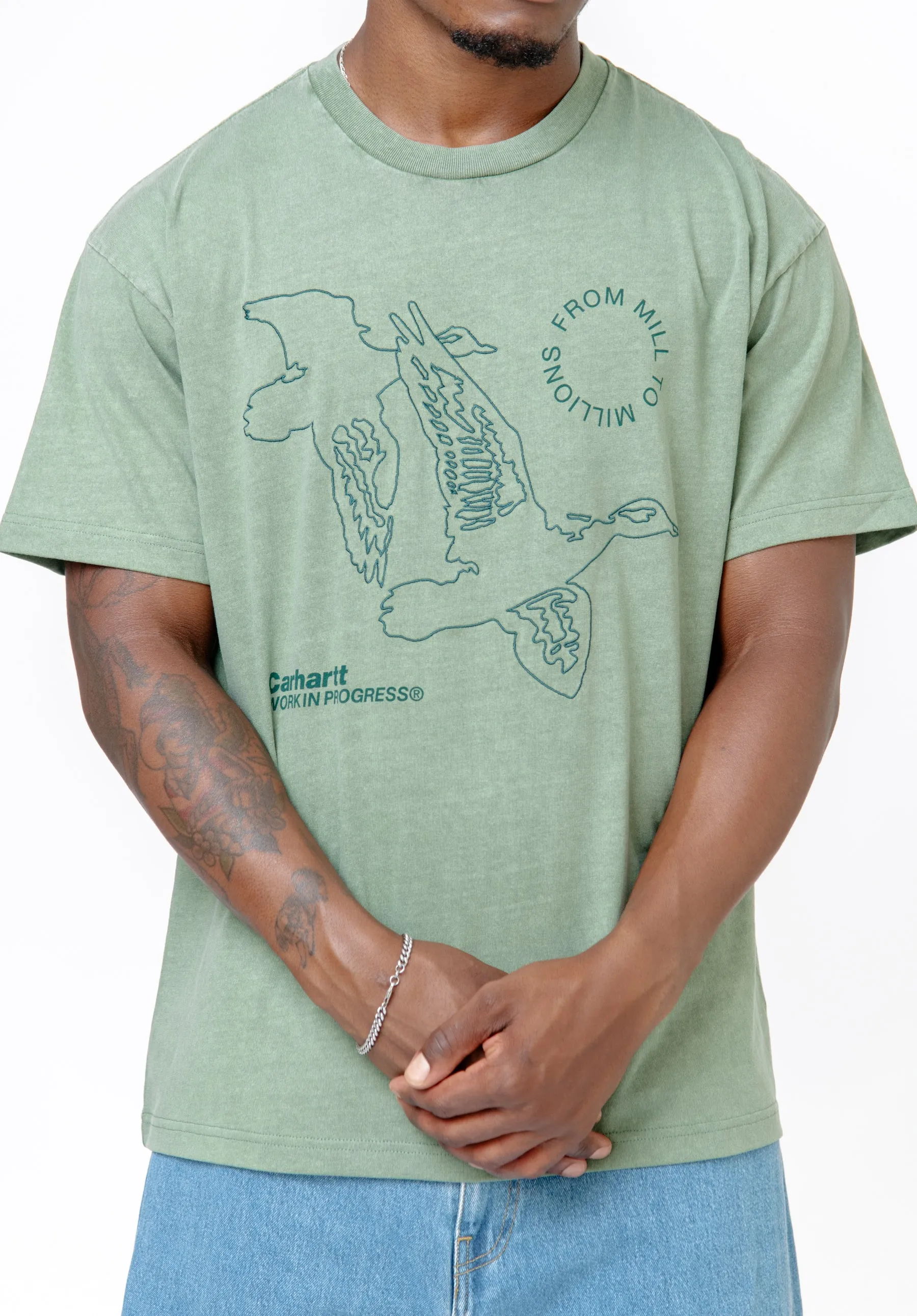 Short Sleeve Flying Ducks T-Shirt sold by Nomad product image thumbnail 2