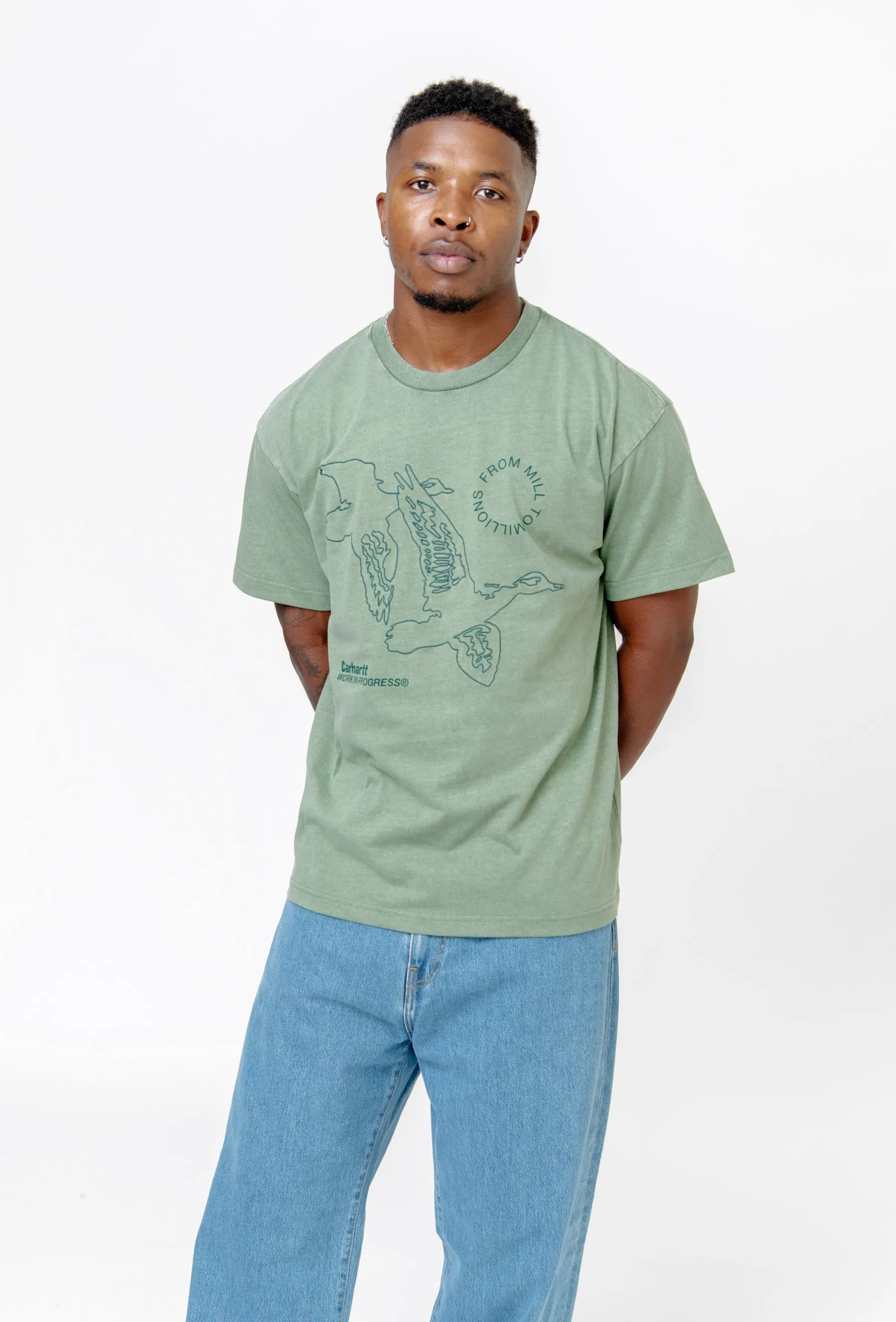 Short Sleeve Flying Ducks T-Shirt sold by Nomad product image thumbnail 5
