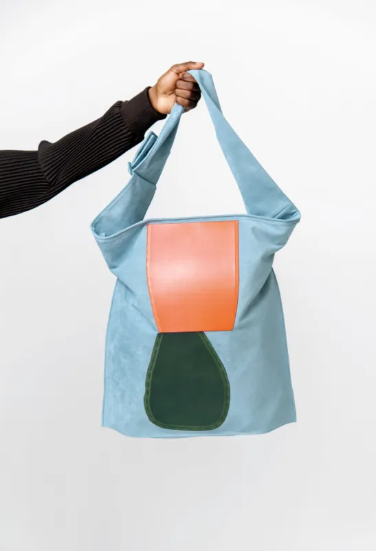 RB Bas Relief Shoulder Bag Red/Green HP48-AG947-19 made by Issey Miyake