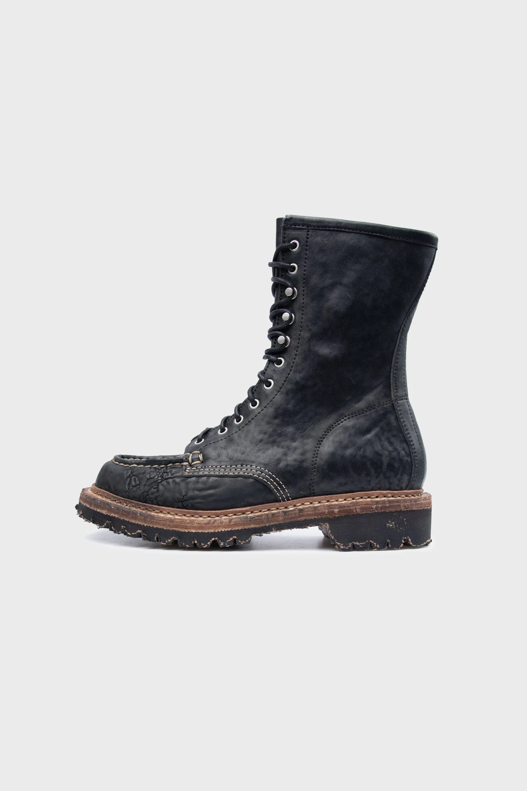 Scout Moc Boots Hi Folk Black 0124202002009 sold by Nomad