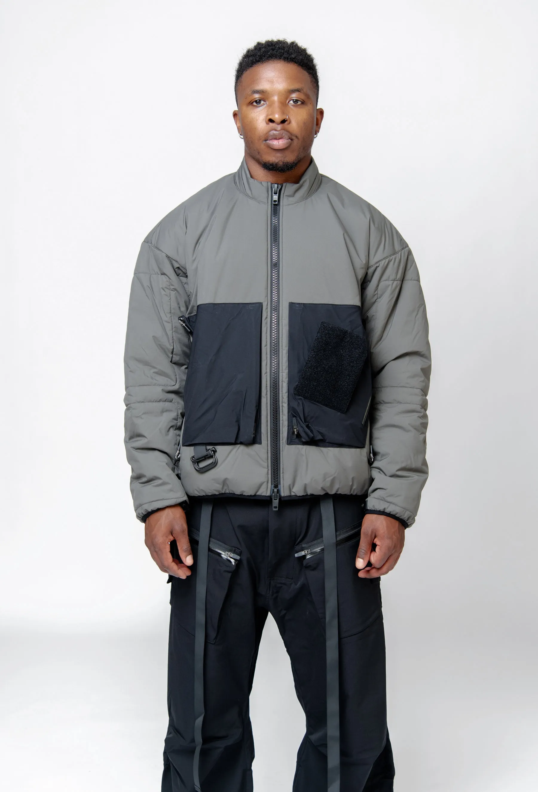 J91A-WS Windstopper PrimaLoft Modular Jacket Gen.1 Insulator (WR) Gray/Black sold by Nomad