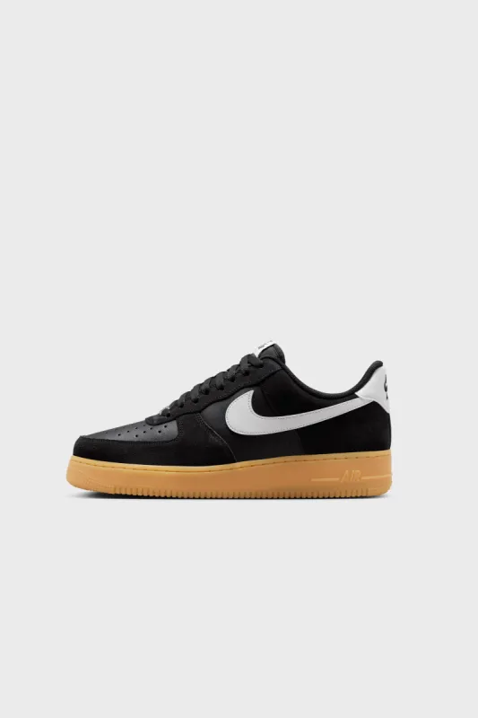 Nike Air Force 1 '07 LV8 Black/Summit White-Gum Light Brown FQ8714-004 sold by Nomad