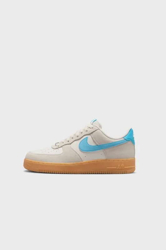 Nike Air Force 1 '07 LV8 Phantom/Baltic Blue-Gum Yellow FQ8714-003 sold by Nomad