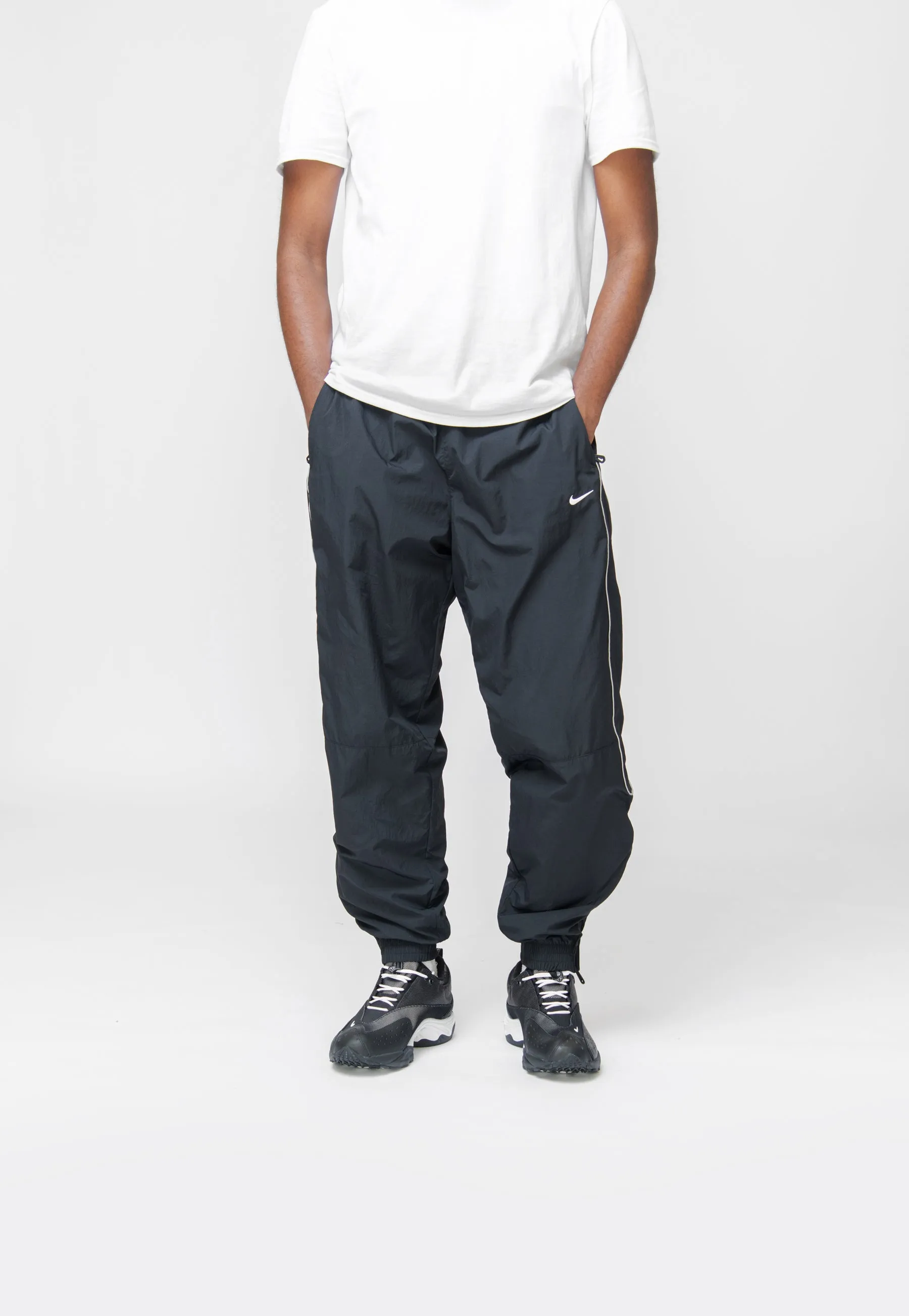 Nike Solo Swoosh Pants Black/White FB8620-010 sold by Nomad product image thumbnail 3