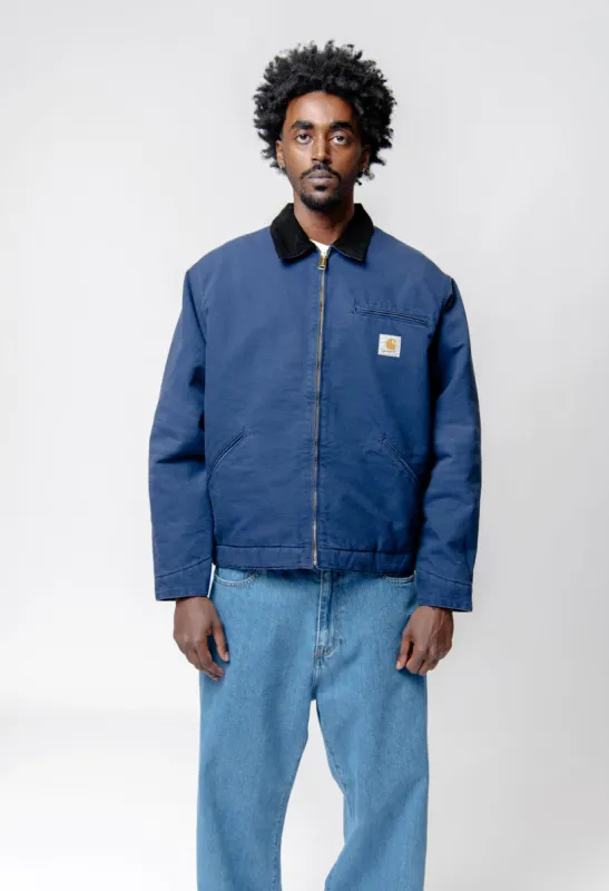 OG Detroit Jacket Air Force Blue Black Aged Canvas sold by Nomad
