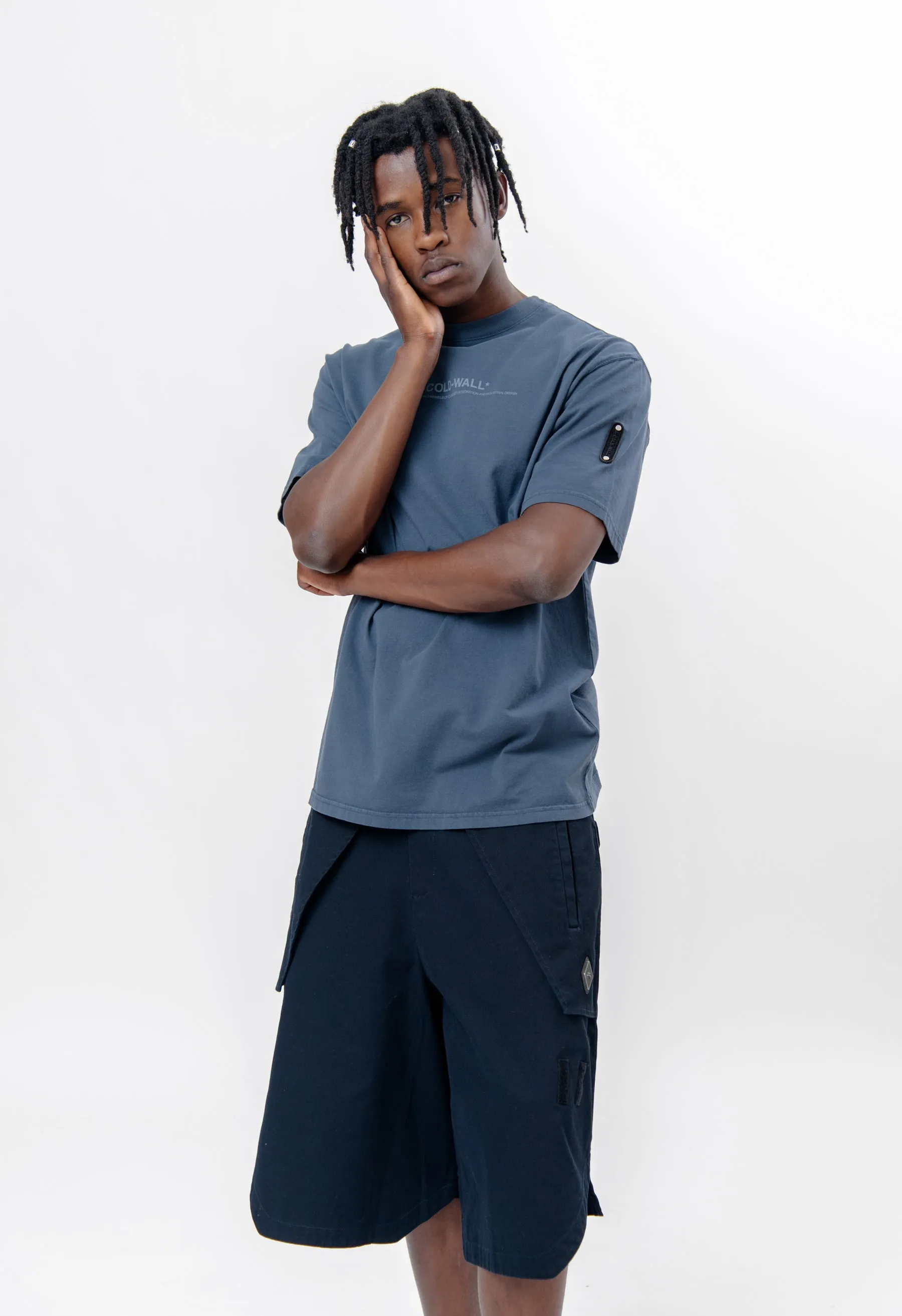 Discourse T-Shirt Navy ACWMTS187 sold by Nomad product image thumbnail 5