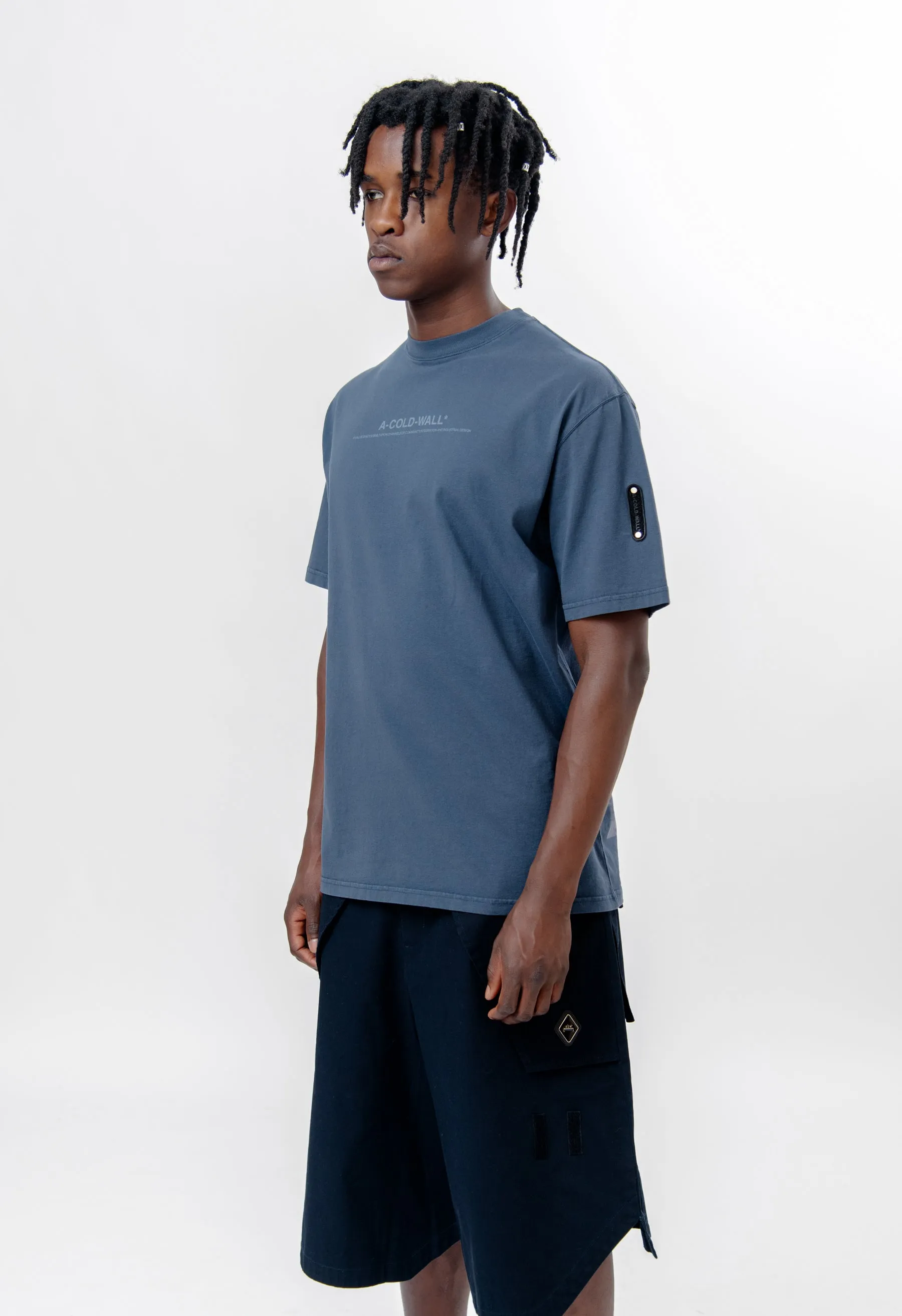 Discourse T-Shirt Navy ACWMTS187 sold by Nomad product image thumbnail 3