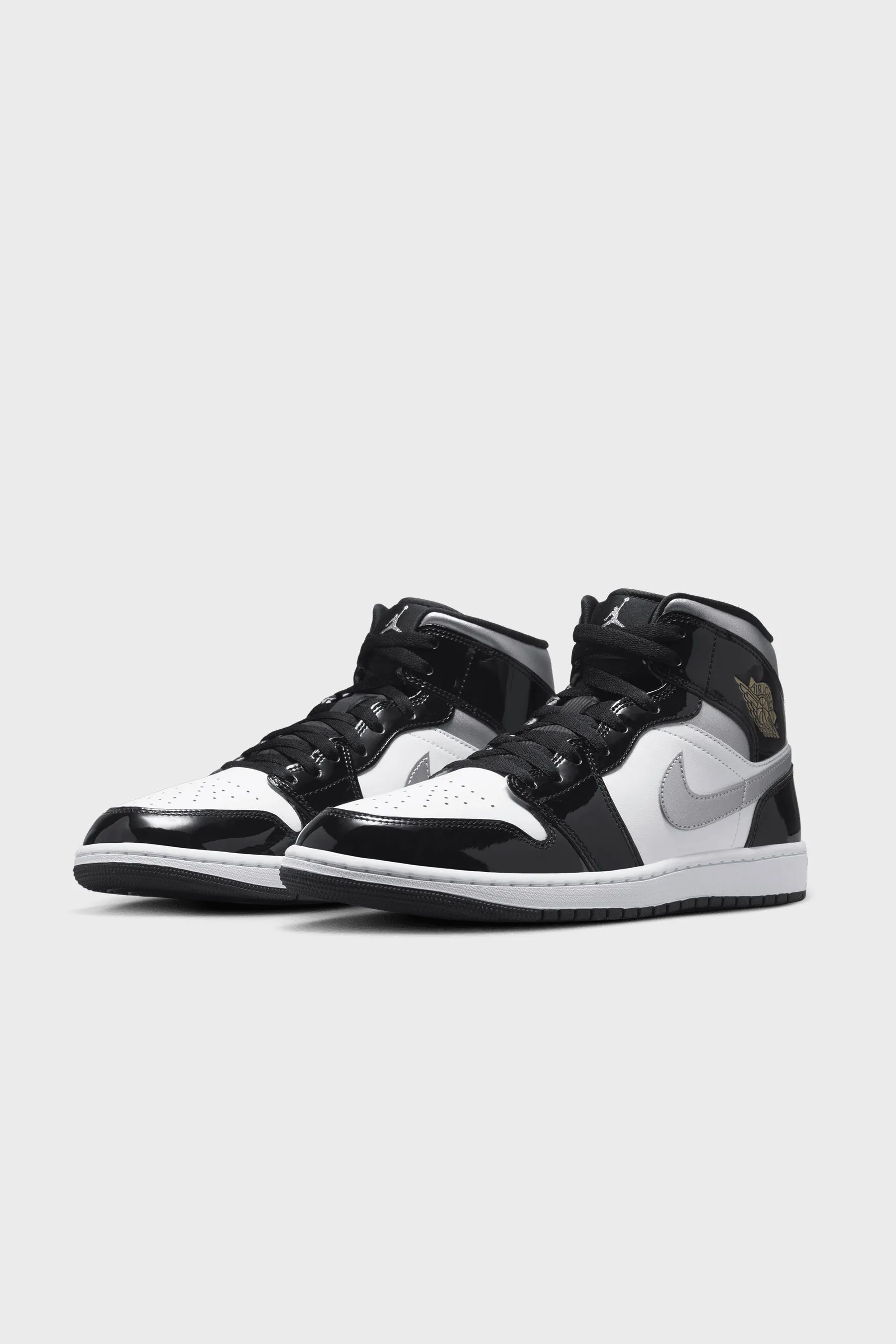 Air Jordan 1 Mid SE Black/Metallic Silver-White HV0789-010 sold by Nomad product image thumbnail 3