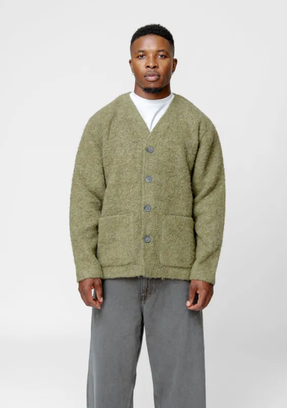 Cardigan Tumble Wool Fresh Moss M4243CF sold by Nomad