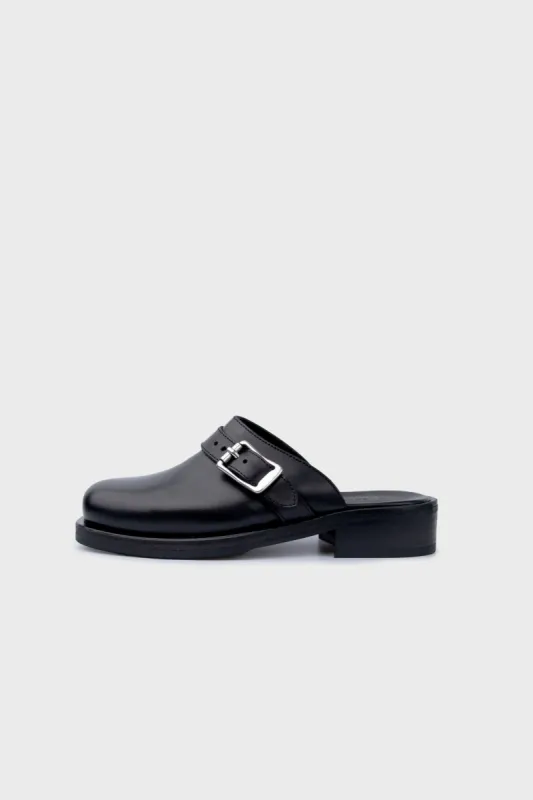 Camion Mule Black Leather A2217CVSE made by Our Legacy