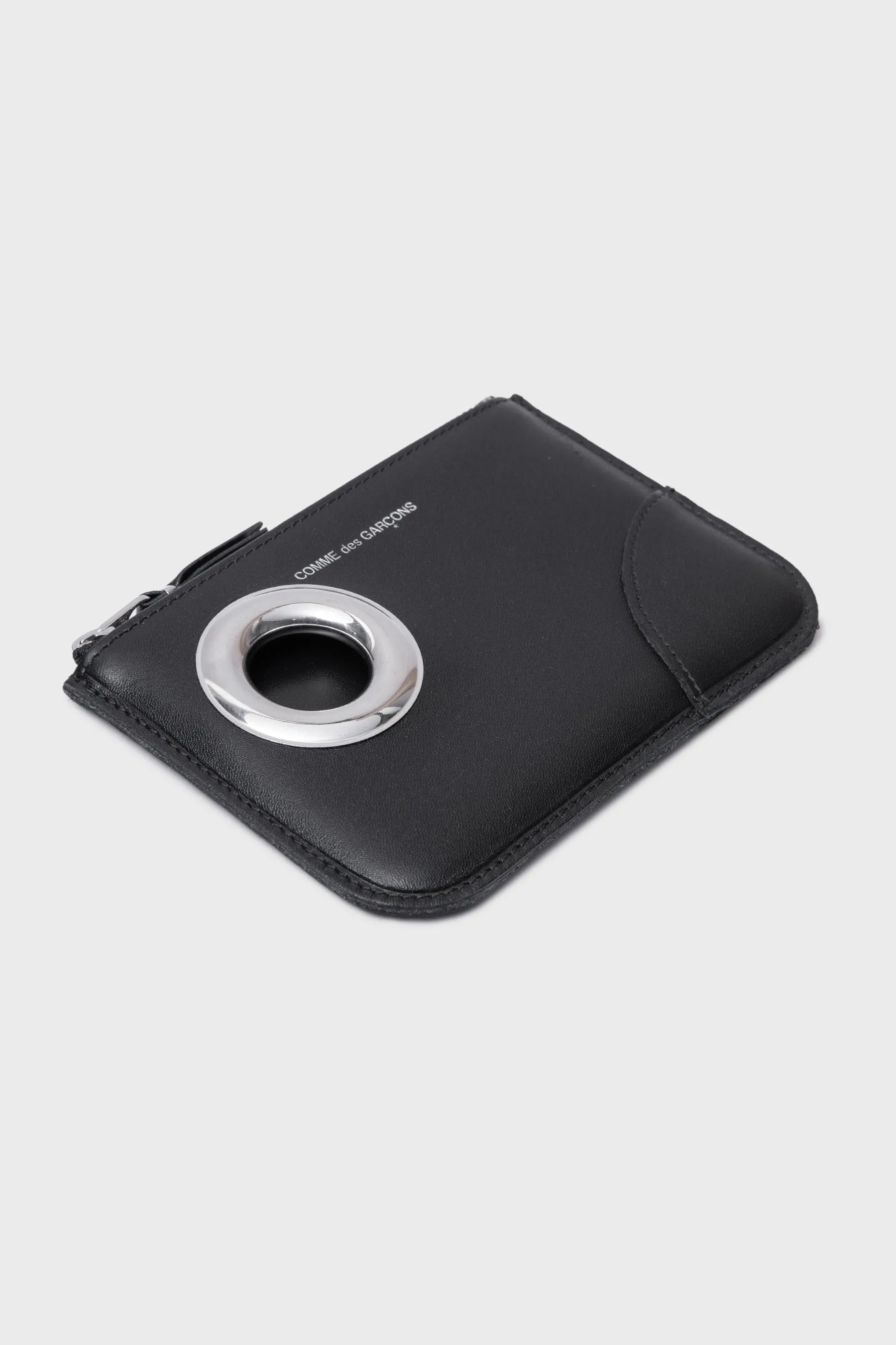 Silver Eyelet Zip Pouch Black SA8100SE sold by Nomad