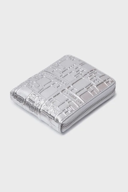 Embossed Logo Silver SA7100EG made by Comme des Garcons