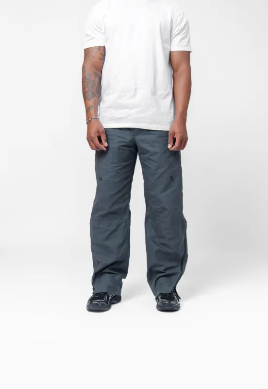 Waxed Cotton Field Zip Pants 31 Charcoal BG111103DE sold by Nomad