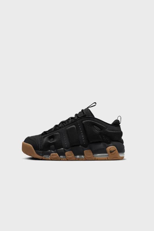Nike Air More Uptempo Low Black/Black-Gum Med Brown FZ3055-003 sold by Nomad