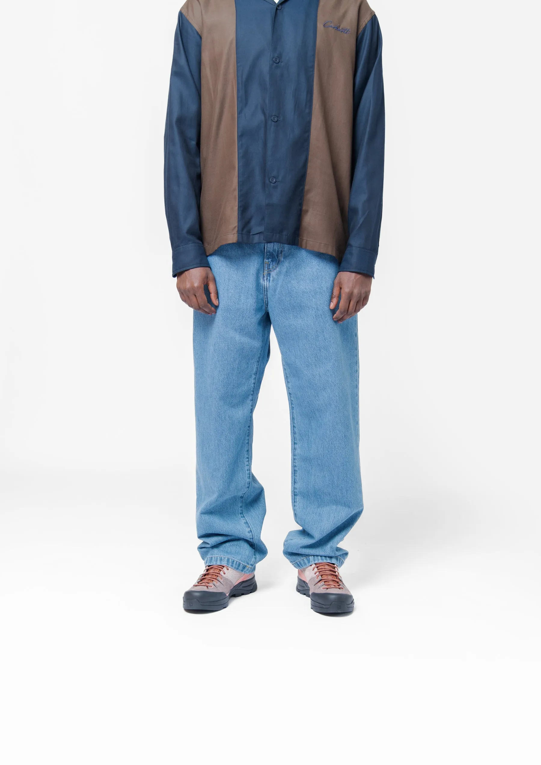 Landon Pant Blue Heavy Stone Wash I030468 sold by Nomad