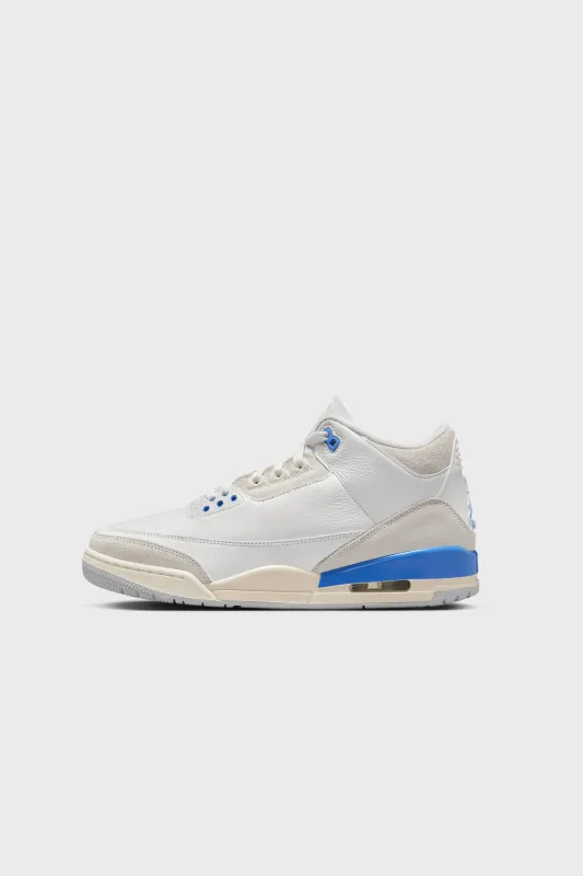 Air Jordan 3 Summit White/Hydrogen Blue-Legend Blue CT8532-101 sold by Nomad