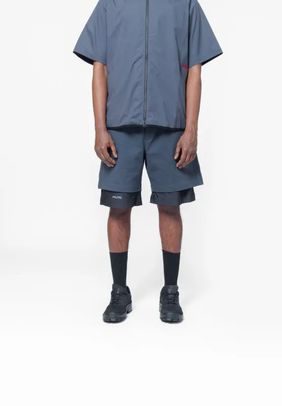 Double Layer Utility Shorts 31 Charcoal BG812116EH made by GR10K