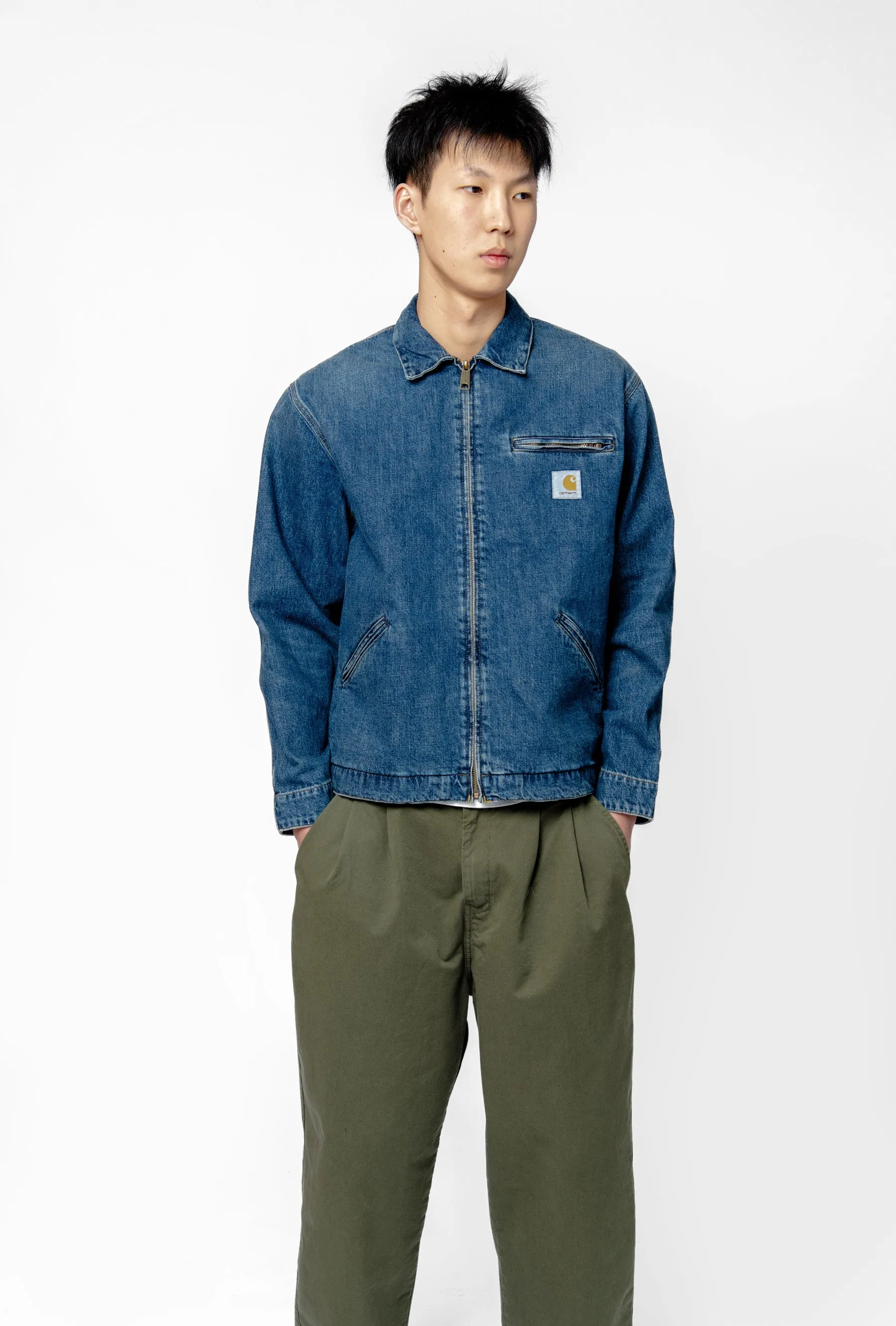 OG Detroit Jacket Blue Dark Used Wash I034870 sold by Nomad product image thumbnail 3