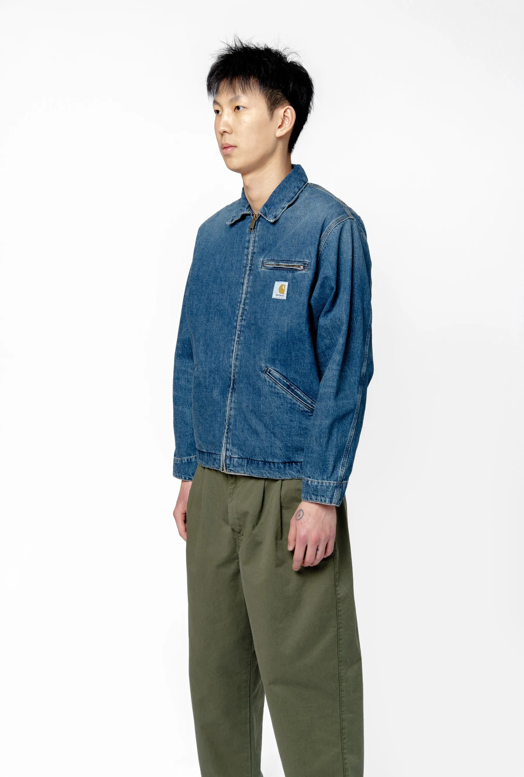 OG Detroit Jacket Blue Dark Used Wash I034870 sold by Nomad product image thumbnail 4