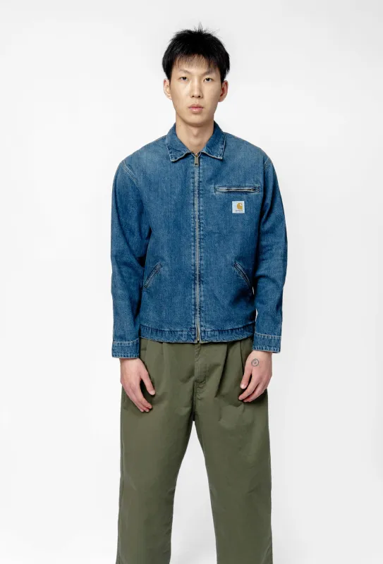OG Detroit Jacket Blue Dark Used Wash I034870 sold by Nomad