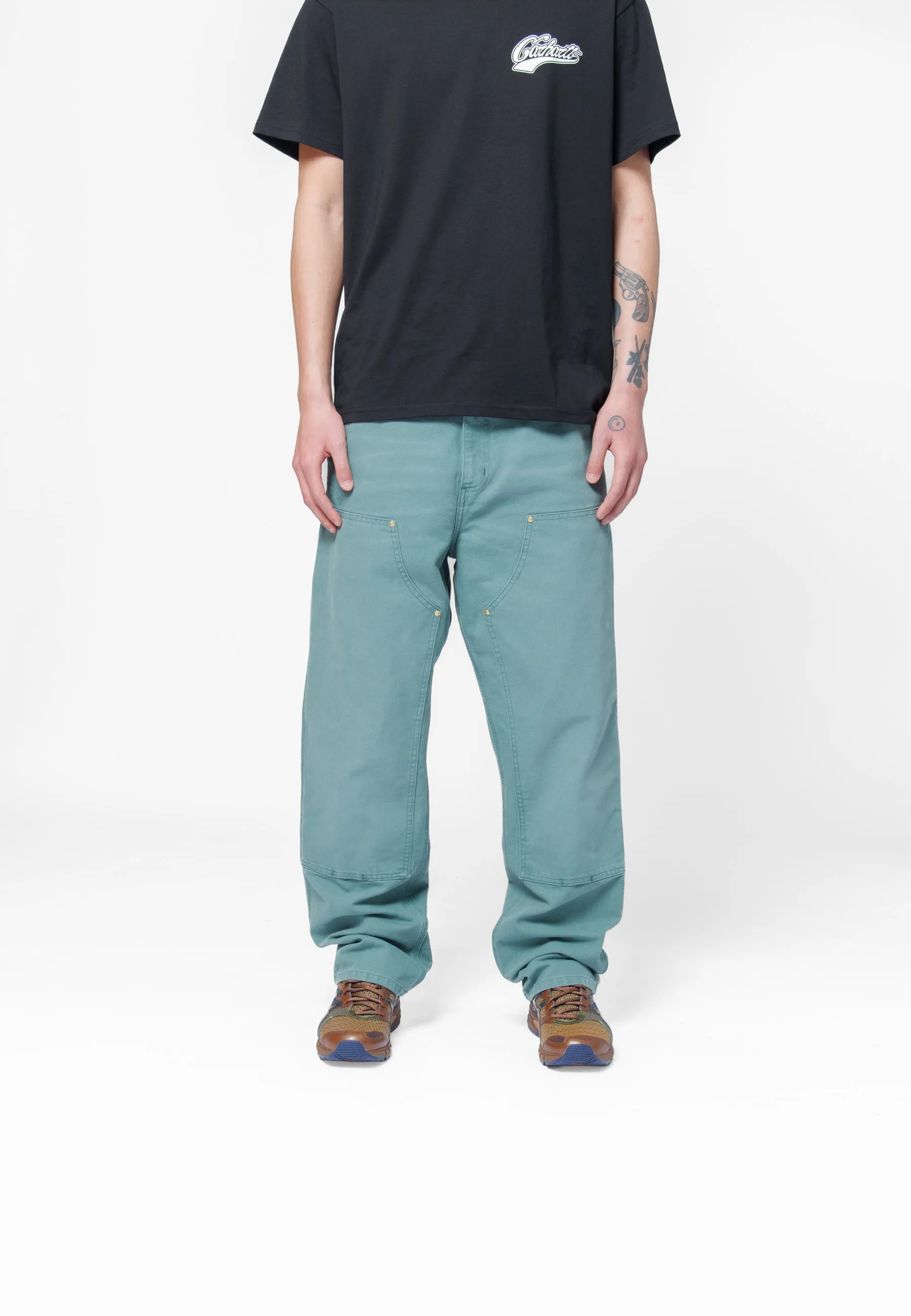 Double Knee Pant Silver Pine I034796 sold by Nomad