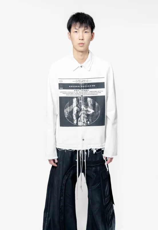 Snapfront Jacket Milk/Black/Milk DU01E3782 sold by Nomad