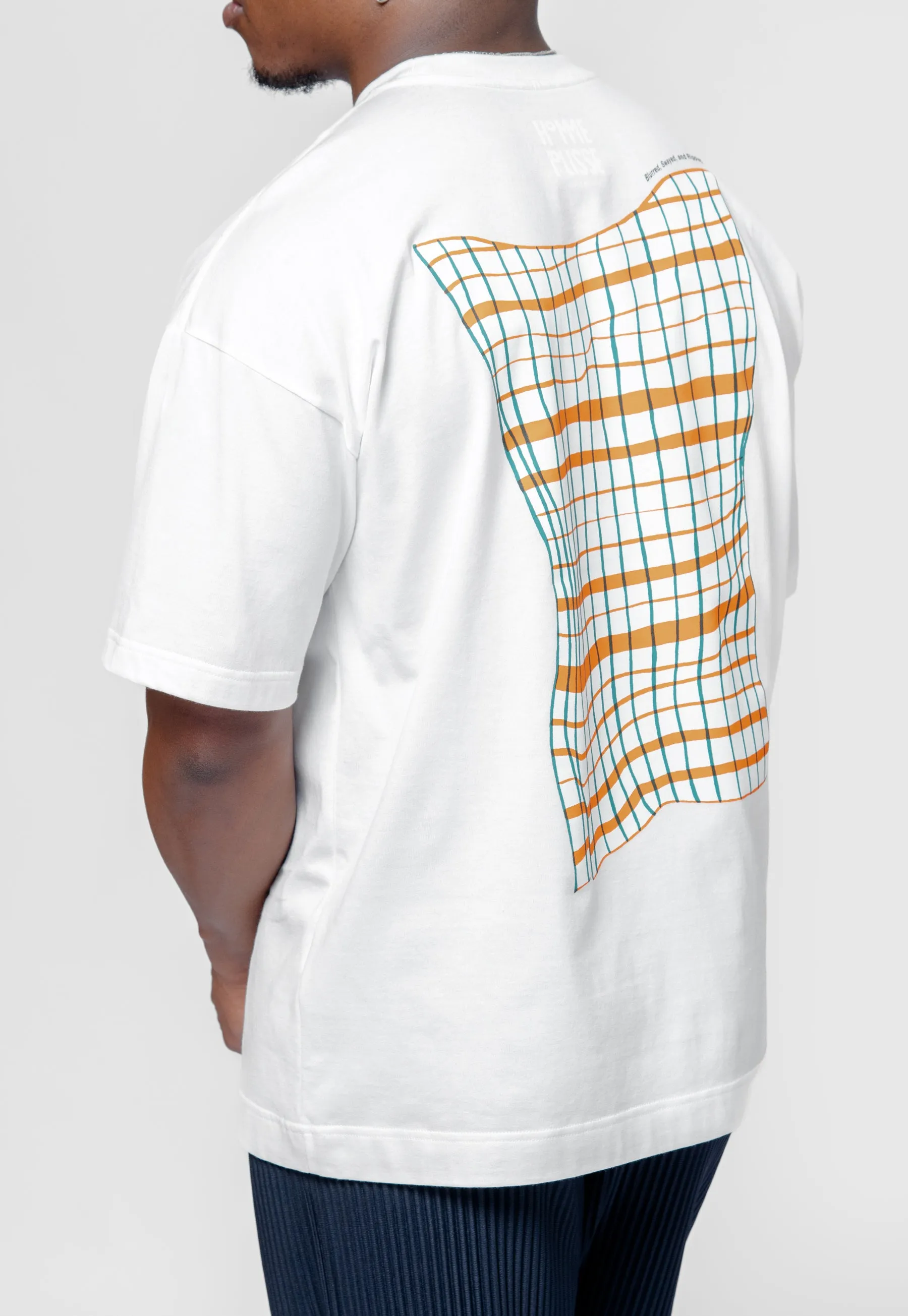 Windswept Plaid T-Shirt White HP56-JK230-01 sold by Nomad product image thumbnail 2