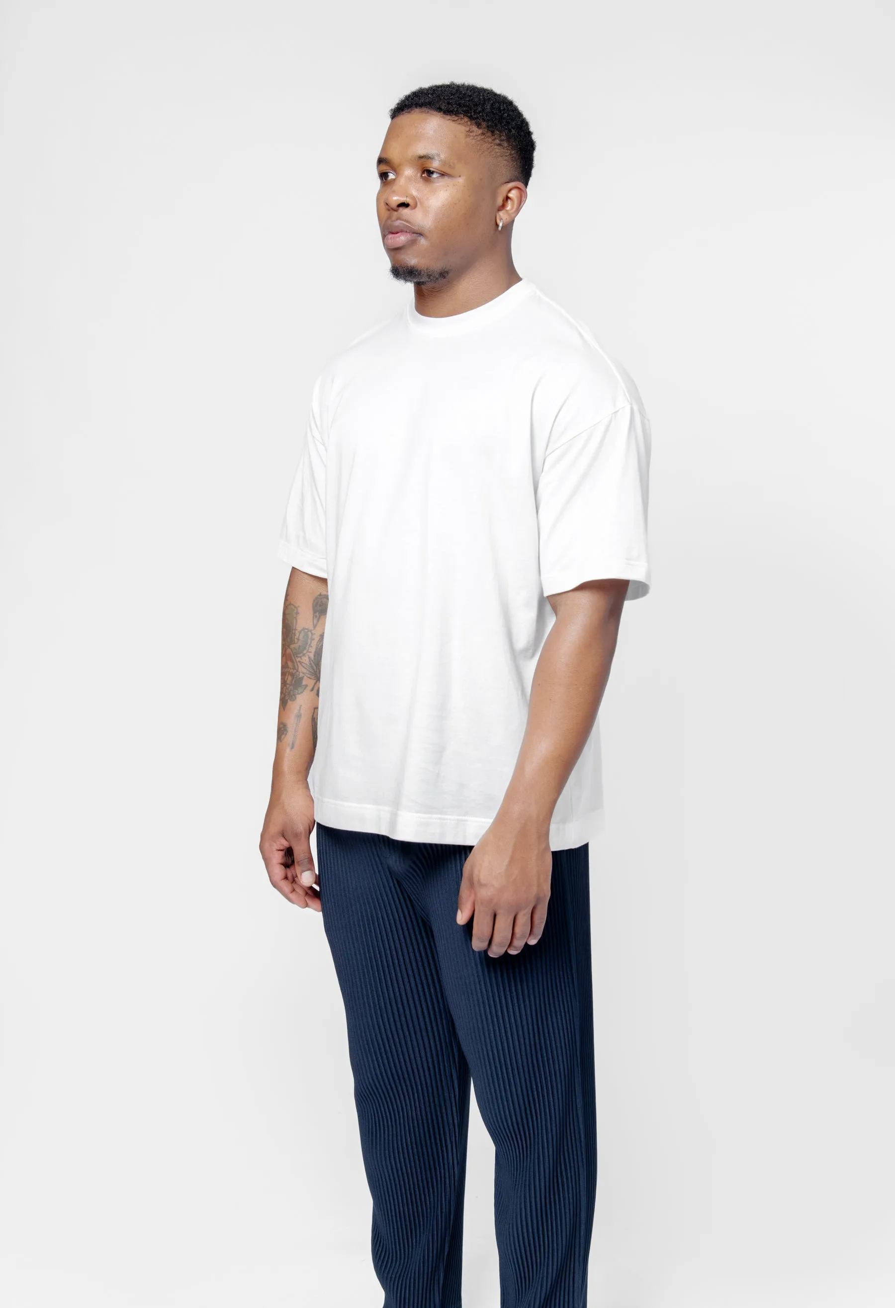 Windswept Plaid T-Shirt White HP56-JK230-01 sold by Nomad product image thumbnail 4