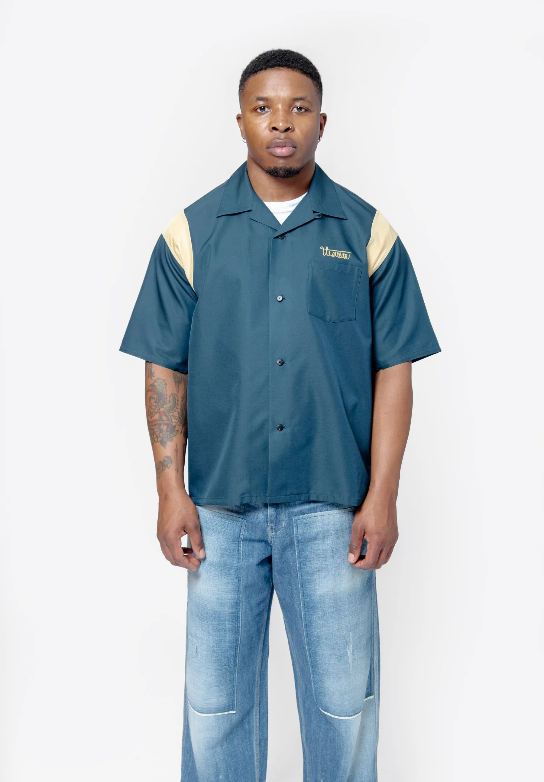 Douglas Shirt S/S Navy 0125105011012 sold by Nomad