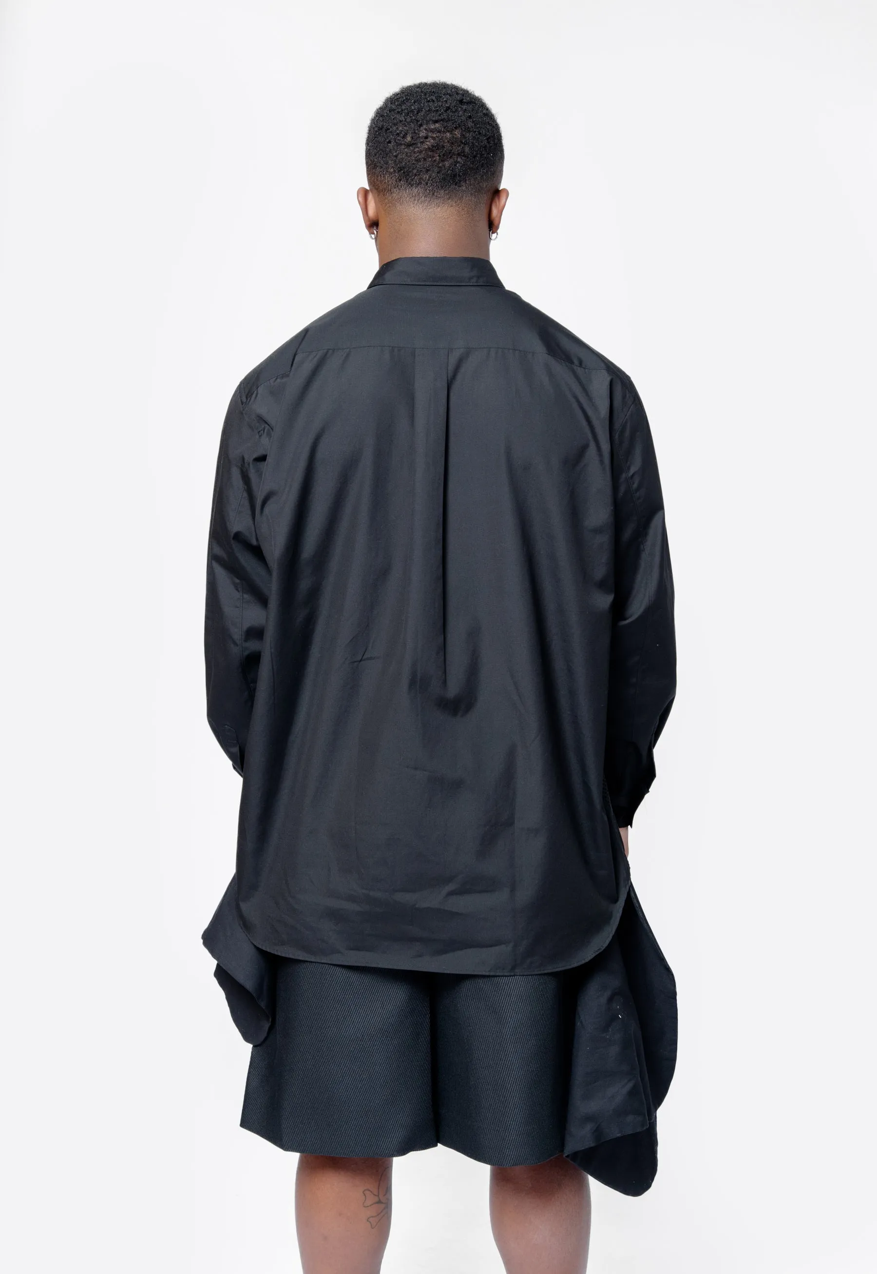 Checkered Mesh Long Sleeve Button-Up Shirt PO-B001-051 sold by Nomad product image thumbnail 4