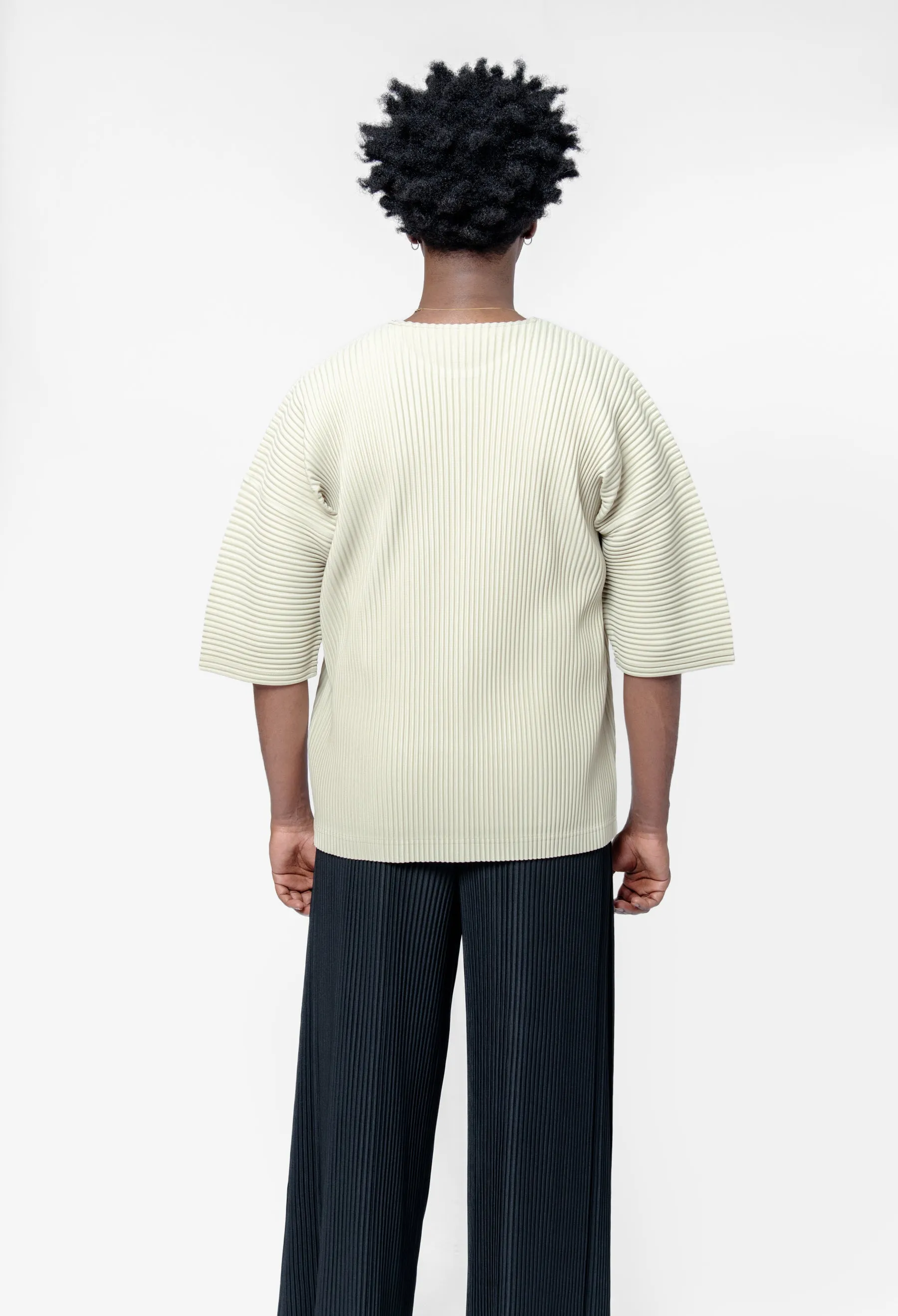 MC May Basics Pleated T-Shirt Dry Grass Green HP56-JK122-42 sold by Nomad product image thumbnail 5