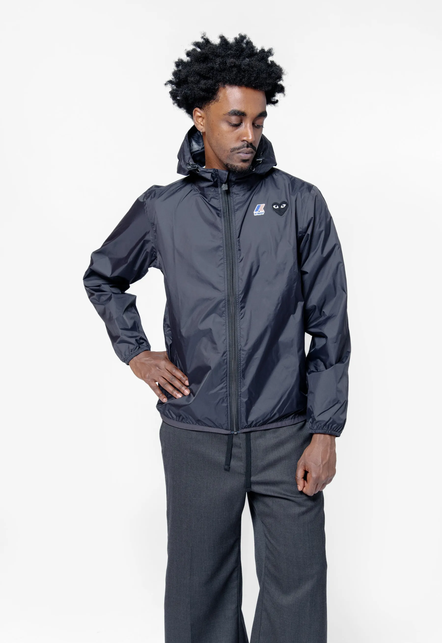 K-WAY Full ZIp Packable Jacket Black AZ-J507-051 sold by Nomad product image thumbnail 3