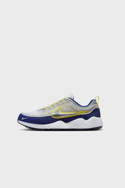 Nike Air Zoom Spiridon SP White/Metallic Silver-Deep Royal Blue HF9117-101 sold by Nomad