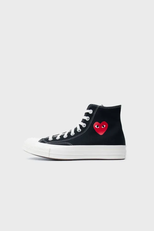 PLAY Small Heart Chuck Taylor High Black AZ-K129-001-1 sold by Nomad