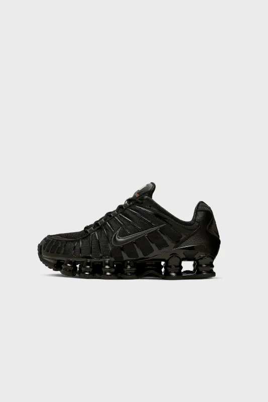Nike Shox TL Black/Black-MTLC Hematite-Max Orange AV3595-002 sold by Nomad