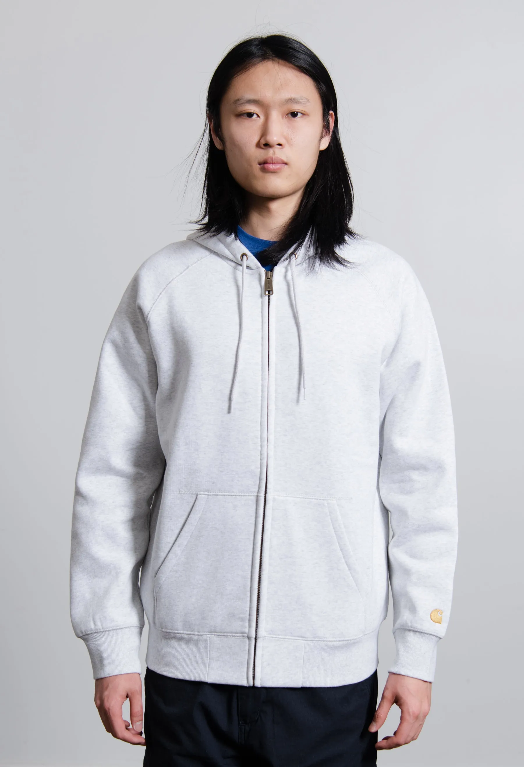 Chase Zip Hoodie Ash Heather sold by Nomad
