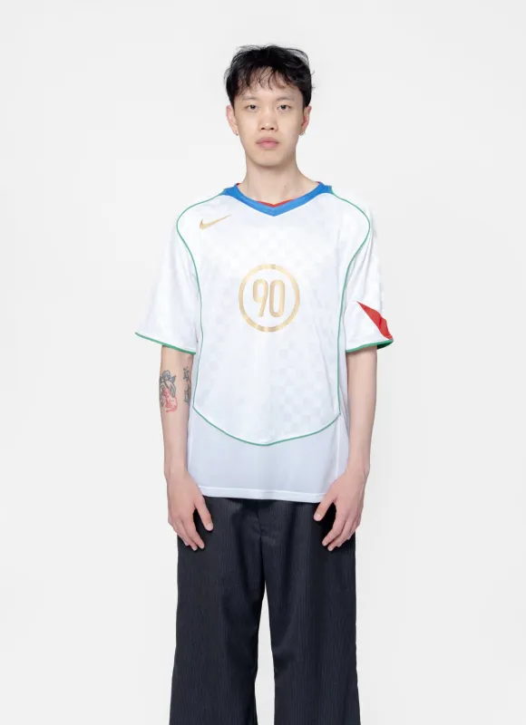Total 90 Soccer Jersey WHITE/ITALY BLUE/SPORT RED/METALLIC GOLD IB4210-100 sold by Nomad