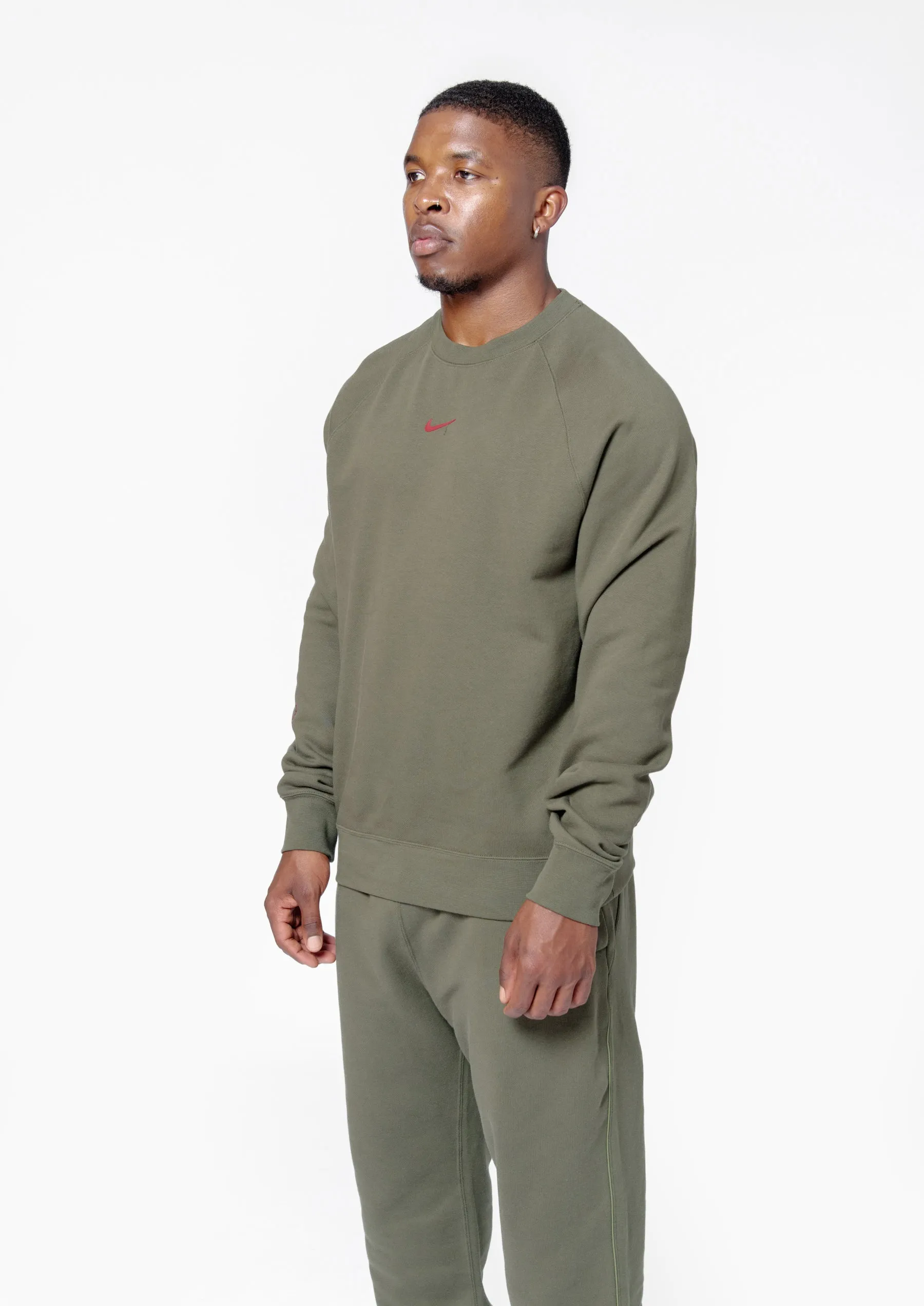 NOCTA CS Fleece Crewneck Cargo Khaki FN8160-325 sold by Nomad product image thumbnail 4