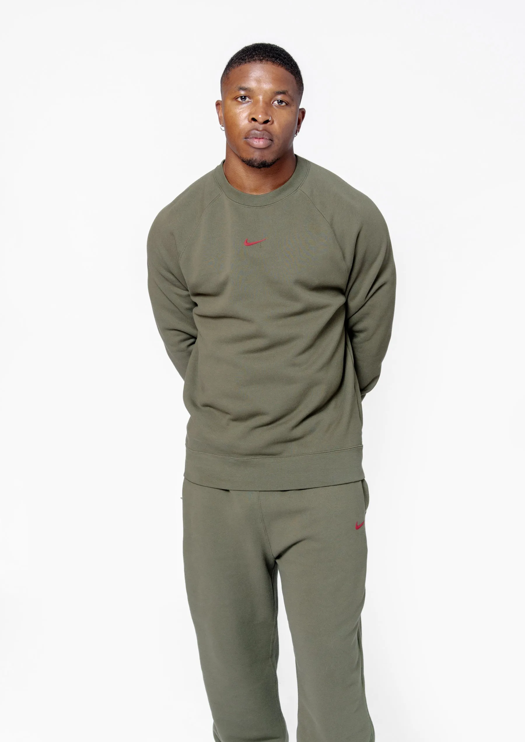 NOCTA CS Fleece Crewneck Cargo Khaki FN8160-325 sold by Nomad product image thumbnail 3