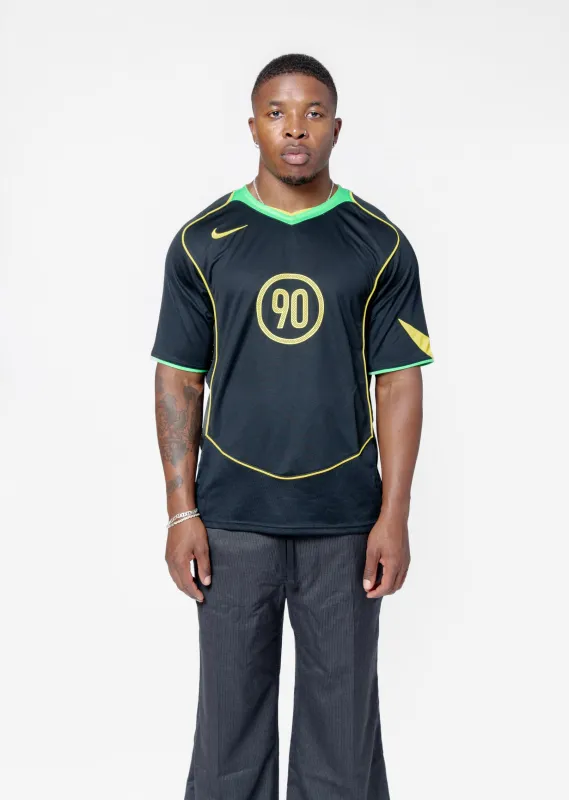 Total 90 Soccer Jersey BLACK/GREEN SPARK/OPTI YELLOW IB4208-010 sold by Nomad
