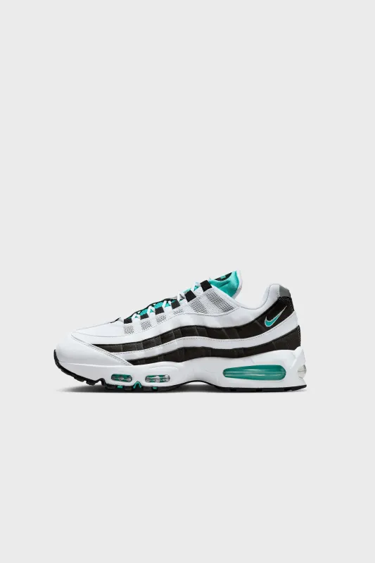 Nike Air Max 95 WHITE/HYPER JADE-BLACK-METALLIC SILVER IM7409-100 sold by Nomad