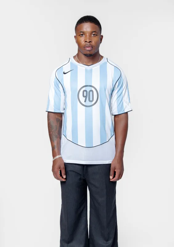 Total 90 Soccer Jersey PSYCHIC BLUE/WHITE/BLACK/BLACK IB4214-422 sold by Nomad