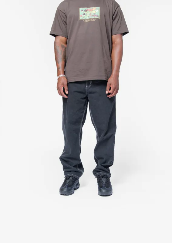 Simple Pant Denim Black Stone Washed I022947 sold by Nomad