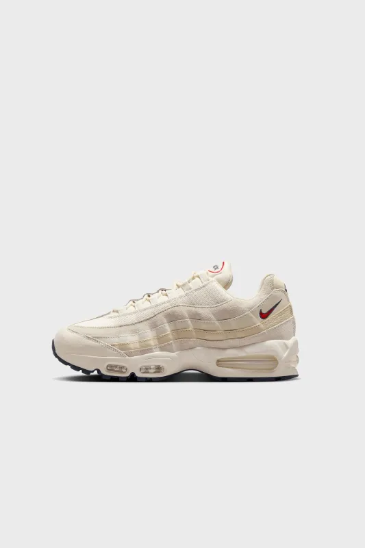 Nike Air Max 95 OG PALE IVORY/UNIVERSITY RED-LT KHAKI-SAIL IH4378-110 sold by Nomad
